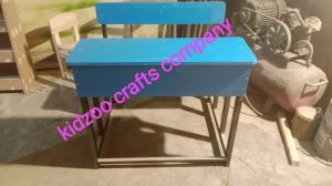 Solid Wood Classroom Desk 2 Seater