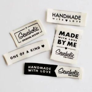 Printed Polyester Colored Clothing Labels, Packaging Type : Roll