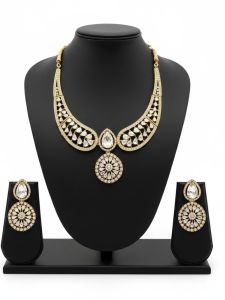 Gold-Tone Cubic Zirconia Necklace Set, Brand Name : NIPSTec