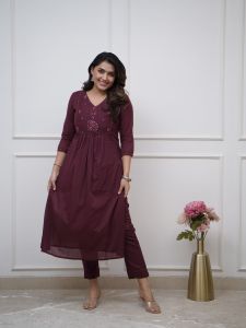 Cotton Feminine Women Top & Bottom Sets, Color : Red XL, XXL