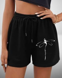 Cotton Plain Stylish Modern Women Shorts, Color : Black