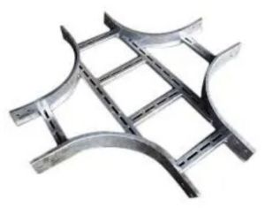 Galvanized Cross Junction Cable Tray, Color : Silver