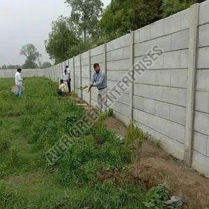 Modular Concrete Precast Compound Wall, Thickness : 45/50 Mm