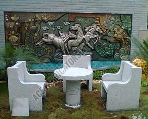 Polished Granite Dining Tables, For Home, Hotel, Restaurant, Feature : Attractive Designs, Corrosion Proof