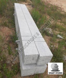 Natural Granite Stone Pillars, Color : Gray