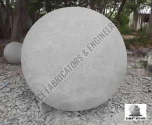 White Granite Stone Spheres for Garden