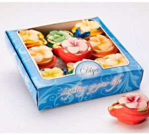 Terracotta Button Diyas, Color : Assorted Wax Colors