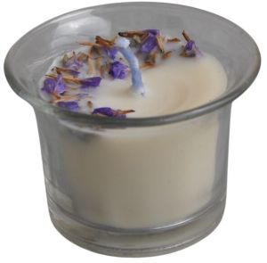 Soy Wax Fancy Diya Glass Bowl for Decoration, Aromatherapy
