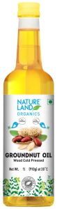 Organic Wood Cold Pressed Groundnut Oil for Cooking, Deep-frying