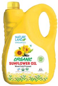 Organic Wood Cold Pressed Sunflower Oil