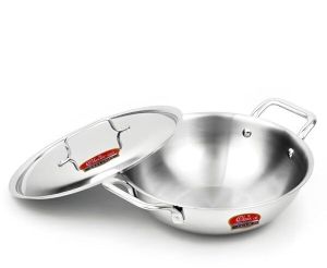 Triply Kadhai for Frying, Sautéing, Deep Cooking