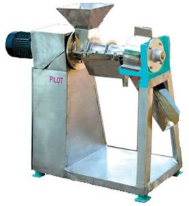 Stainless Steel Single Screw Juice Expeller for Ayurvedic Medicine