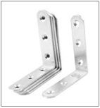 Metal L Brackets, Shape : L-shaped