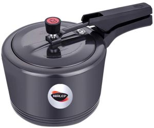 Nutrihealth PRO Inner Lid Hard Anodised Designer Pressure Cooker