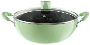 Nutrihealth PRO Non Stick Aluminium Induction Deep Kadhai