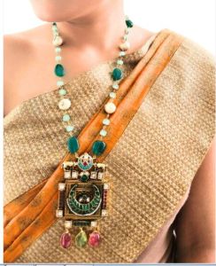 Fusion Kundan Pendant Necklace