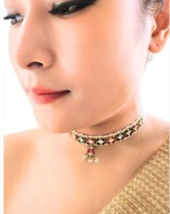 Kundan Geometric Choker