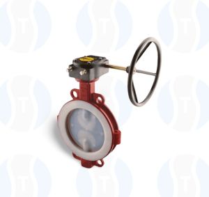 ASTM A216 GR. Wcb Lined Butterfly Valve