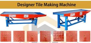 Designer Tile Making Machine for Manufacturing Paving Blocks