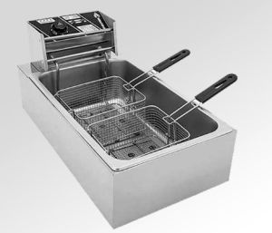 SS Deep Fryer, Power : 1800 Watts