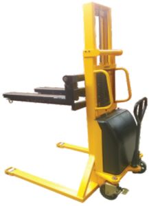 Semi Automatic Stacker, Capacity : 500 Kg, 1000 Kg, 1500 Kg