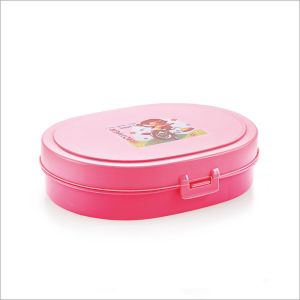 182 – Oval Lunch Box, Color : Assorted
