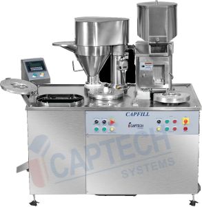 Semi Automatic Capsule Filling Machine With Line