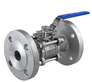 CF8 3 Piece Flanged Ball Valve