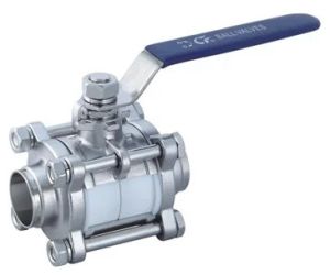F347 3 Piece Ball Valve for Industrial