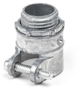 Zinc Die Cast Squeeze Connector - Straight