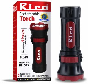 Rechargeable Portable Pocket Size LED Torch 0.5 Watts