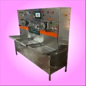 Electric Automatic Bottle Triple Filling Double Capping Machine