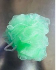 Pastel Green Loofah
