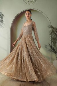 Golden Net Gown