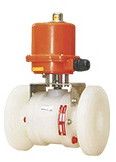 Actuated Thermoplastic Ball Valve