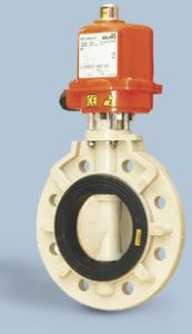 Actuated Thermoplastic Butterfly Valve 2 Inches
