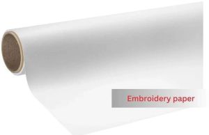 Cotton Embroidery Backing Paper, Color : White