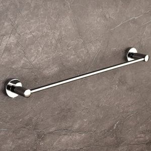 Stainless Steel Polished Towel Rod, Shape : Straight