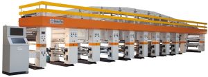 High Speed Roto with Online Lamination Machine