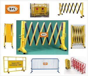 Metal Expandable Barricade Stand Customised