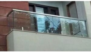 Polished SS Glass Railing, Design : Modern, Sleek