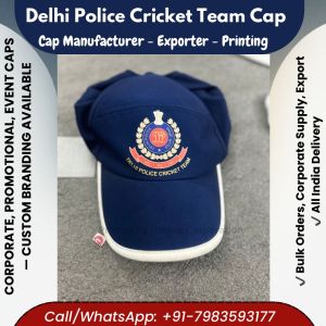 Umang Corporation (Rk T-Shirt) Printed Delhi Police Cricket Team Cap