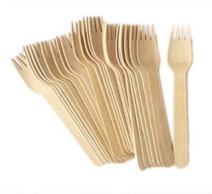 Areca Palm Leaf Cutlery Fork, Color : Natural for Eating