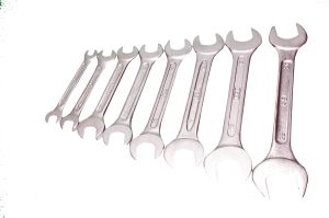 Metal Taparia Double Open End Spanner, Color : Silver