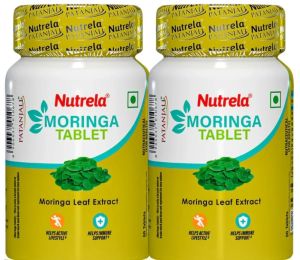 Organic Moringa Tablets, Color : Green, Form : Solid