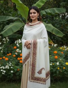 Poly Wool Sozni Shawl