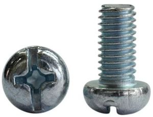 Stainless Steel Combination Head Machine Screw, Color : Silver