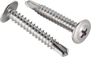 Truss Head Self Tapping Screw, Color : Silver