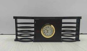 Wooden Desk Pen Holder