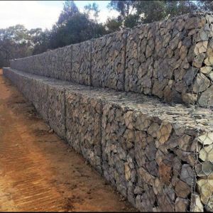 Metal Gabion Fencing Nets, Color : Grey for Home, Indusrties, Roads